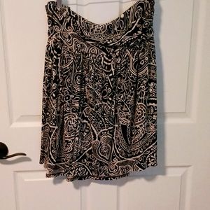 Paisley Print Skirt